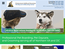 Tablet Screenshot of boardingyourpet.com